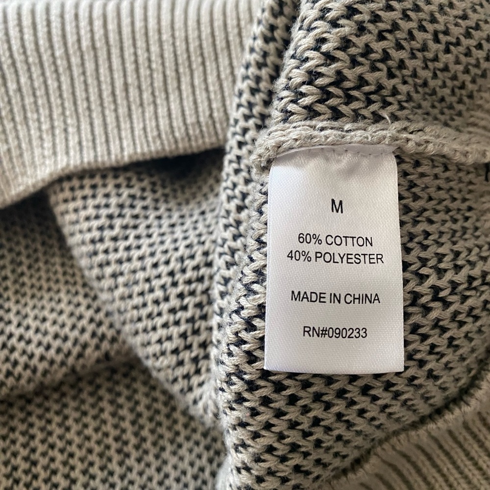 Essentials Taupe Knit Pullover - image 4